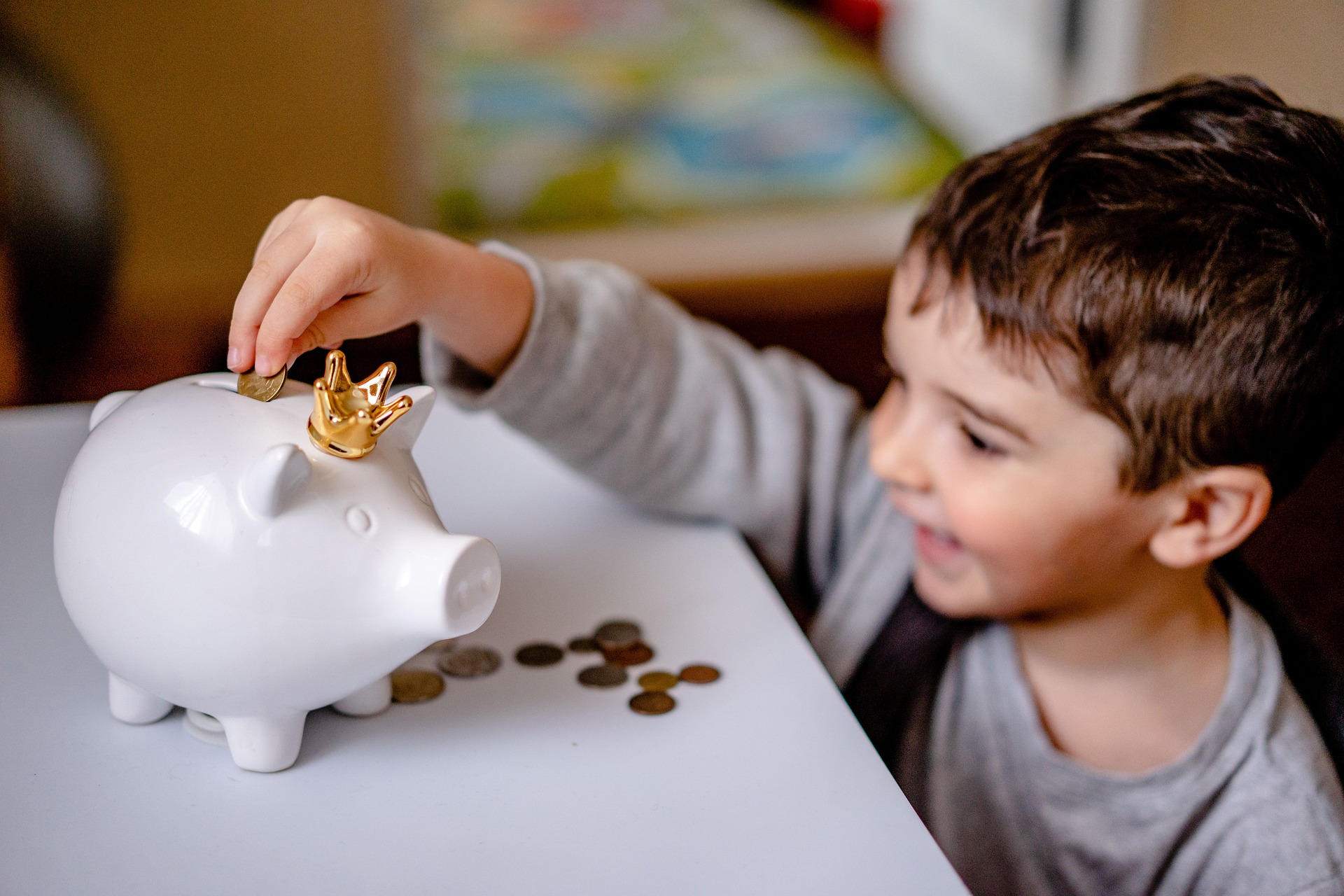 -Piggy bank symbolizing savings for emergencies.